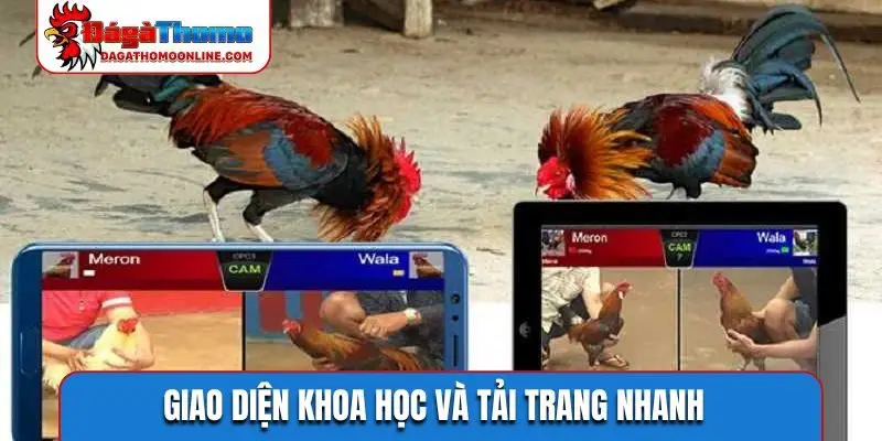 Giao diện khoa học và tải trang nhanh